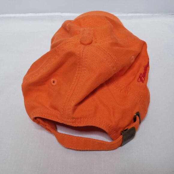 Bud Light Chelada & Clamato Orange Slideback Hat Orange One Size Adjustable NWOT - Picture 2 of 5